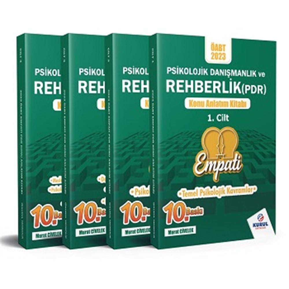 2023 ÖABT Empati Psikolojik Danışmanlık ve Rehberlik (PDR) Konu Anlatımlı Modüler Set