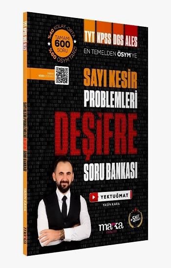 2024 En Temelden ÖSYM’ye Sayı Kesir Problemleri Yaktugmat Soru Bankası (Ciltli)