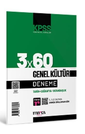 2024 KPSS Genel Kültür 3x60 Deneme Sınavı
