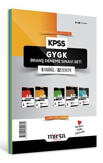 2024 KPSS GYGK Branş Deneme Sınavı Seti 5 Fasikül 32 Deneme
