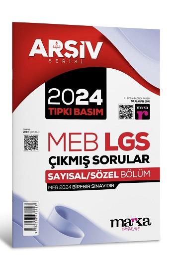 2024 LGS 8. Sınıf ARŞİV Serisi Tıpkı Basım Çıkmış Sorular Tamamı Video Çözümlü