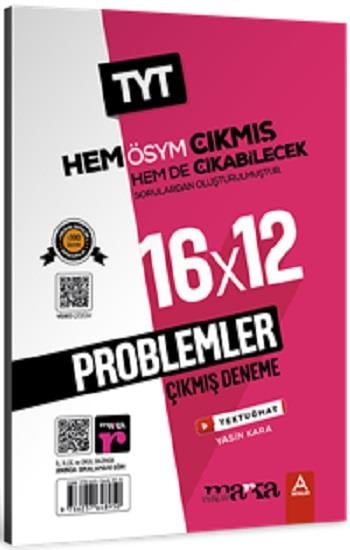 2024 TYT Problemler ÖSYM Çıkmış ve Çıkabilecek Sorulardan Oluşturulmuş 16 Deneme Sınavı Tamamı Video Çözümlü