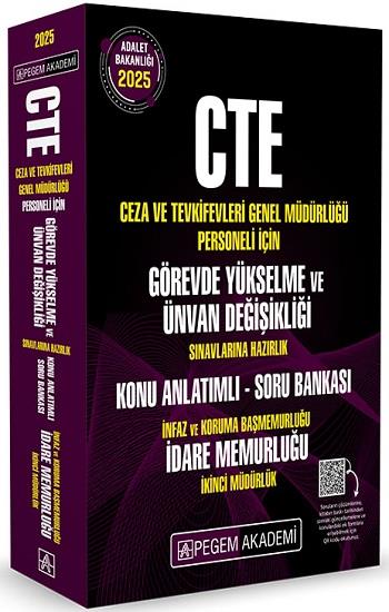 2025 CTE Adalet Bakanlığı Ceza ve Tevkifevleri Genel Müdürlüğü İnfaz Koruma Başmemurluğu-İdare Memurluğu