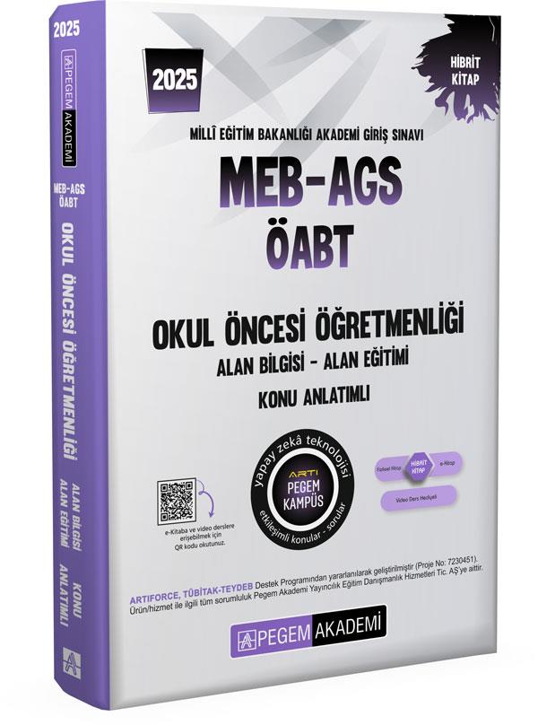 2025 MEB-AGS-ÖABT Okul Öncesi Öğretmenliği Alan Bilgisi - Alan Eğitimi - Konu Anlatımlı