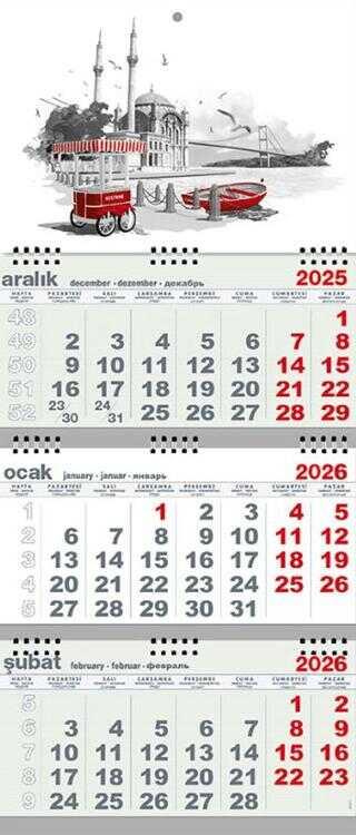 2026 Gemici Takvim - Ortaköy