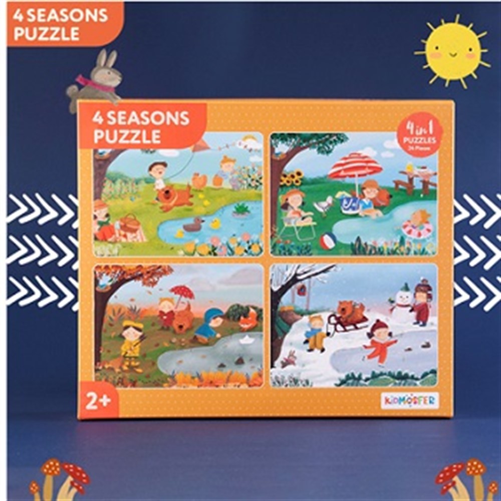 4 Seasons / 4 Mevsim 4'ü 1 Arada Puzzle