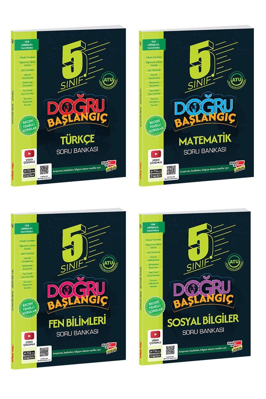 5. Sınıf Tüm Dersler Soru Bankası Seti – Yeni Nesil (Türkçe, Matematik, Fen, Sosyal)