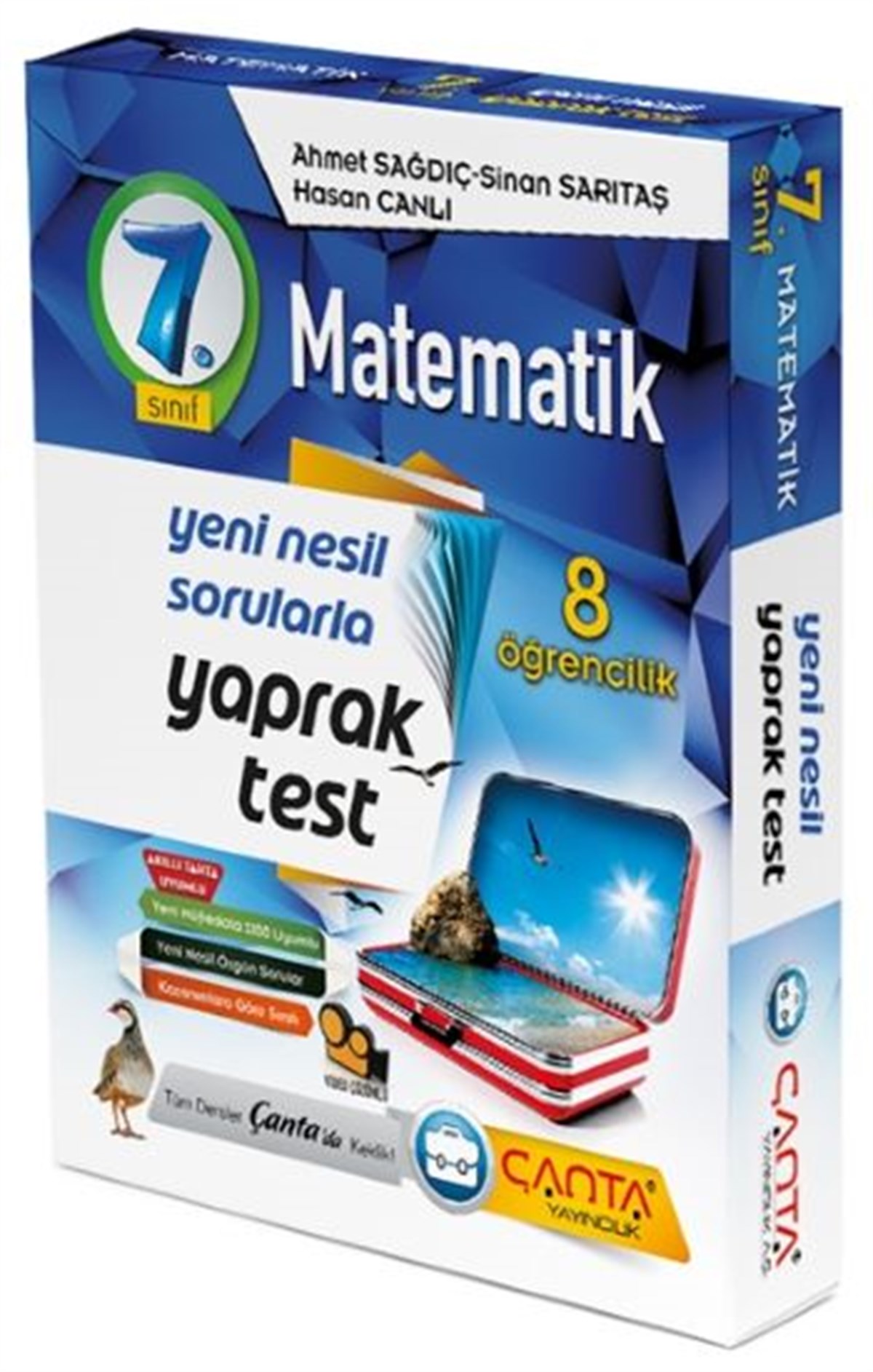 7.Sınıf Matematik 8 Öğrencilik Kutu Yaprak Test