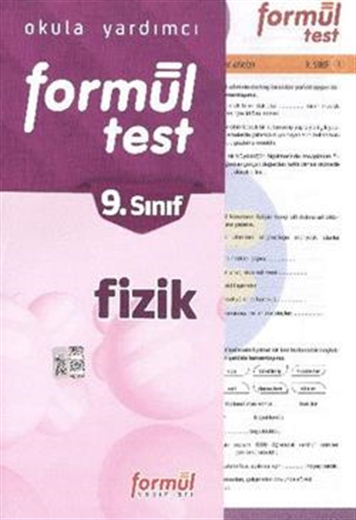 9. Sınıf Fizik Formül Yaprak Test