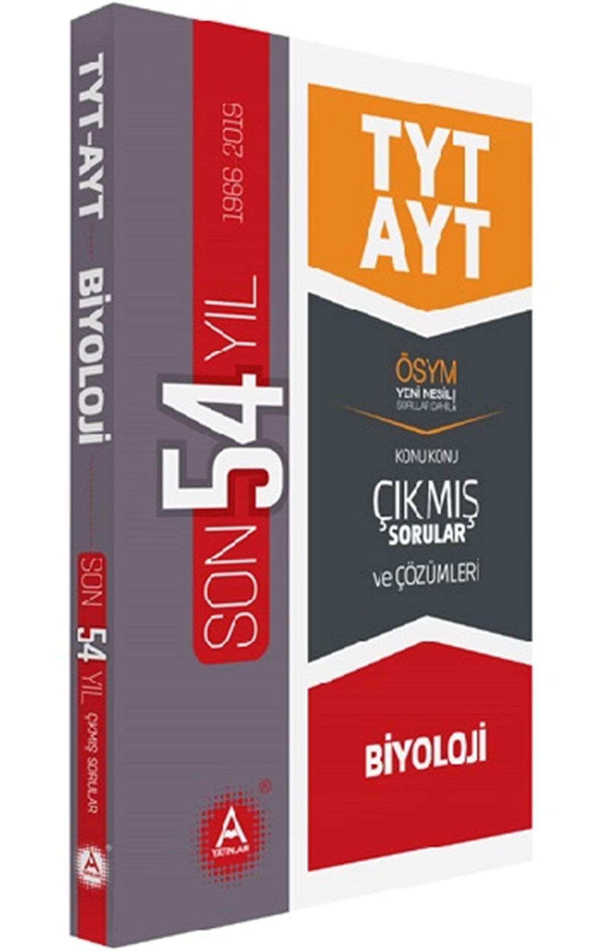 A Yayınları TYT AYT Biyoloji Son 54 Yıl Tamamı Çözümlü Konu Konu Çıkmış Sorular