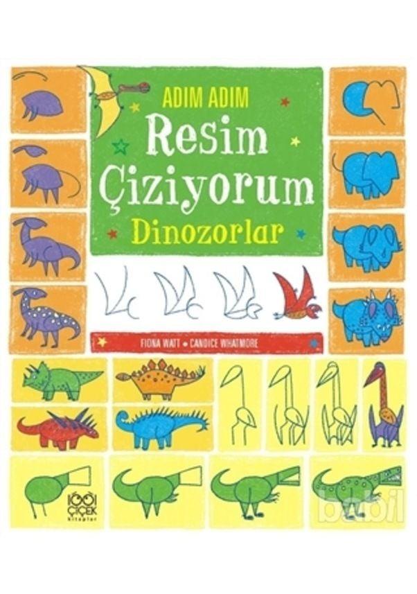 Adım Adım resim Çiziyorum - Dinozorlar