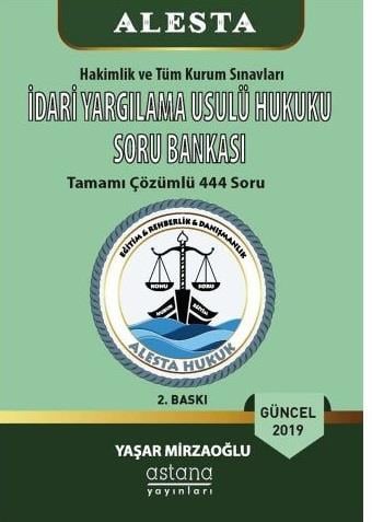Alesta İdari Yargılama Usulü Hukuku Soru Bankası 2019