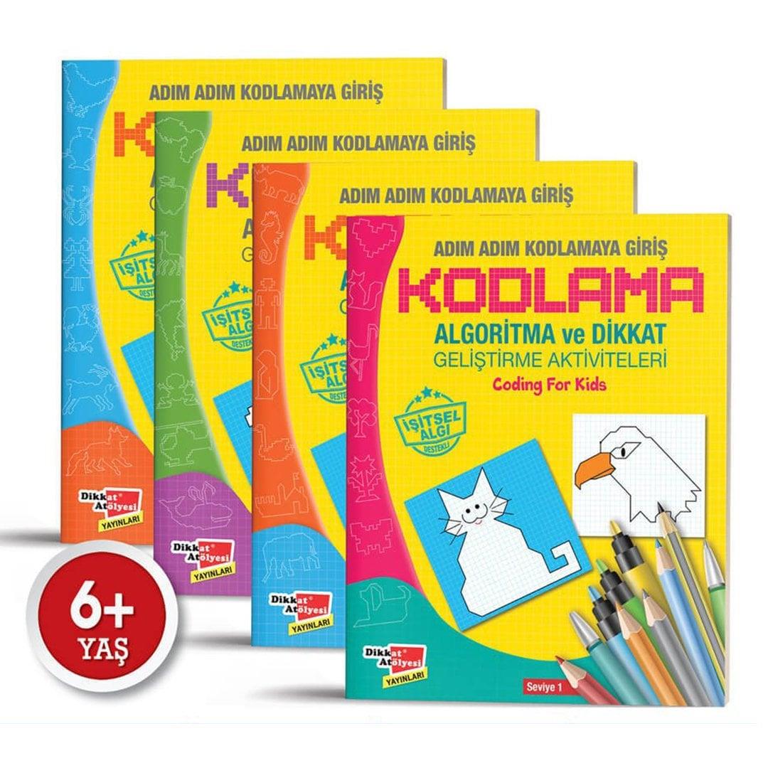 Algoritma Temelli Adım Adım Kodlama 4'lü Set