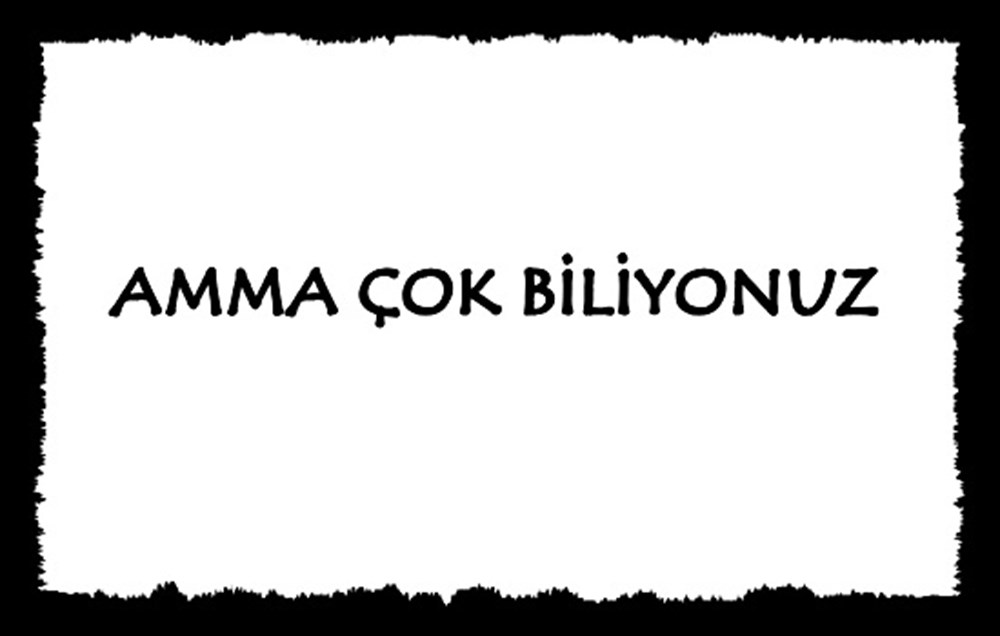 AMMA ÇOK BİLİYONUZ - POSTER