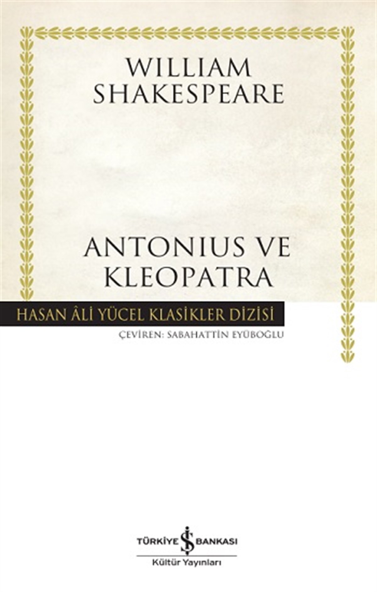 Antonius ve Kleopatra (Ciltli)