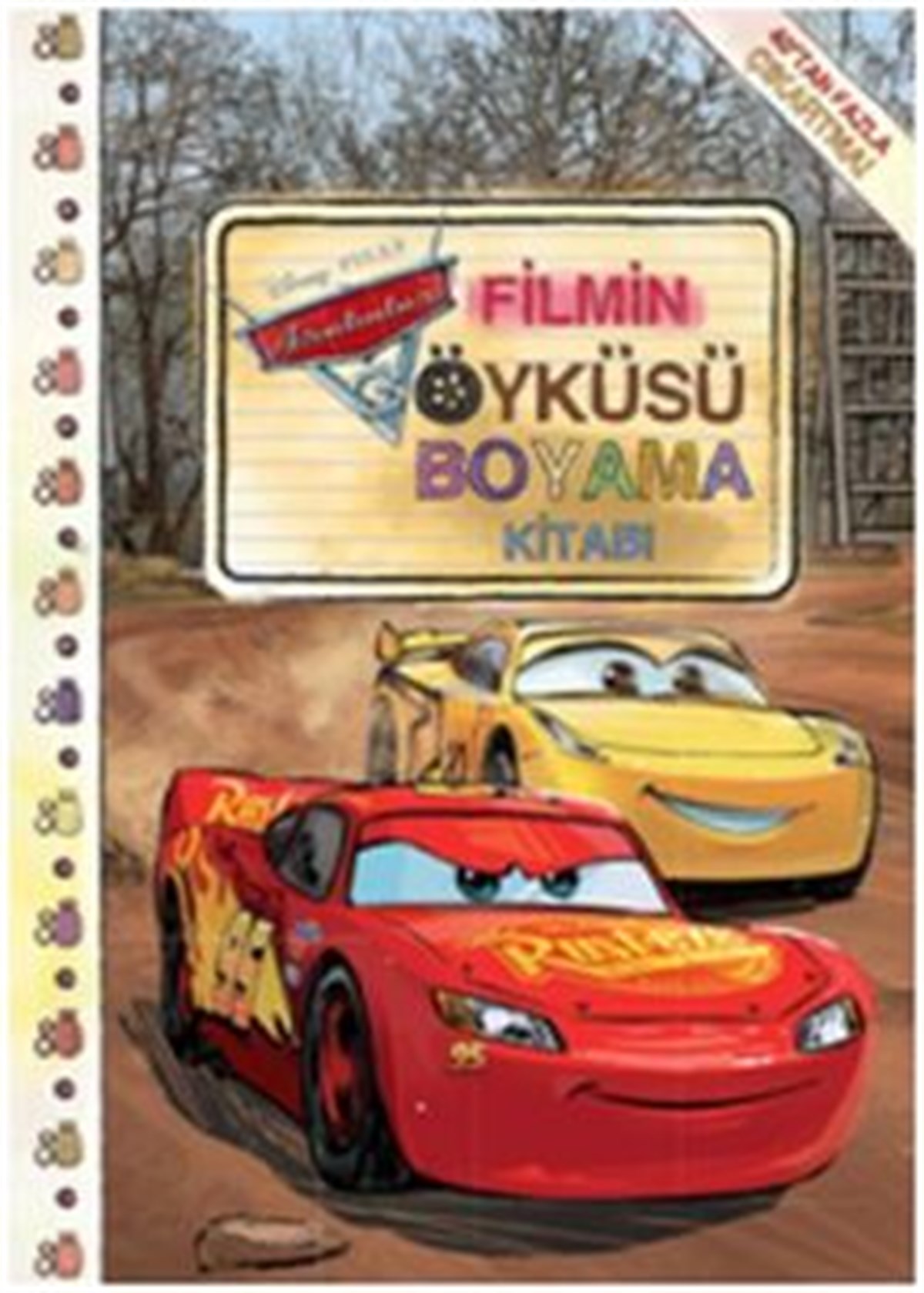 Arabalar 3 Filmin Öyküsü Boyama Kitabı