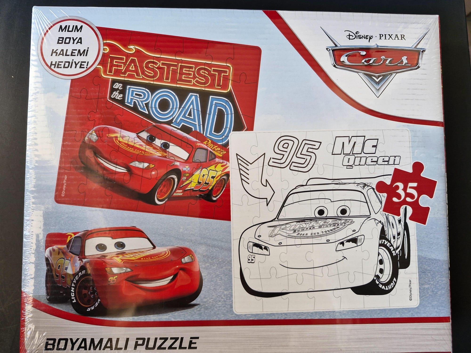 Arabalar Boyamalı Puzzle , TRIO , TRIO , 8682101610467 ,