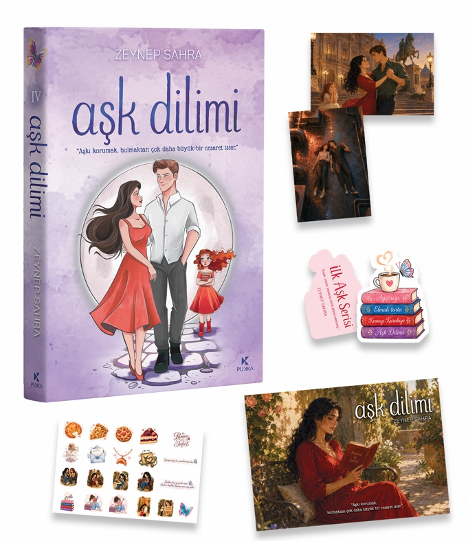 Aşk Dilimi - Kenar Boyamalı - Ciltli