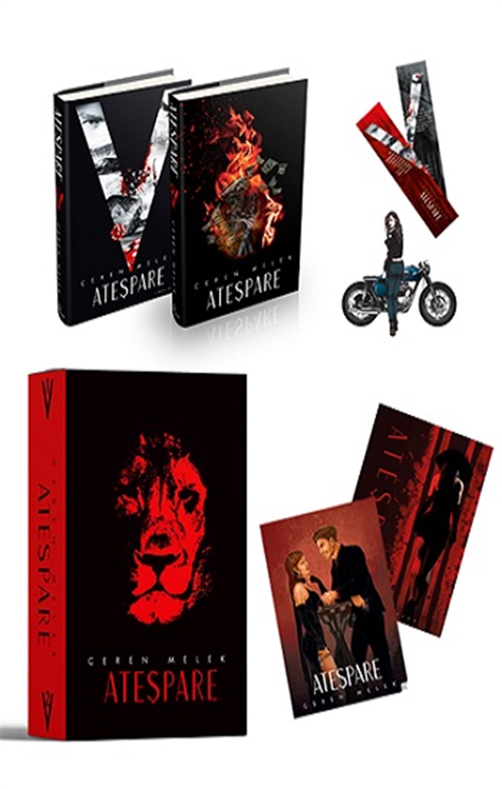 Ateşpare Serisi Set (2 Kitap) (Ciltli)