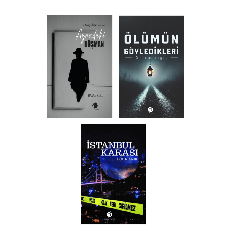 Aynadaki Düşman & Ölümün Söyledikleri & İstanbul Karası - Polisiye Gerilim Seti (3 Kitap Takım)