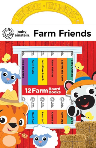 Baby Einstein: Farm Animals My First Library 12 Board Book Set