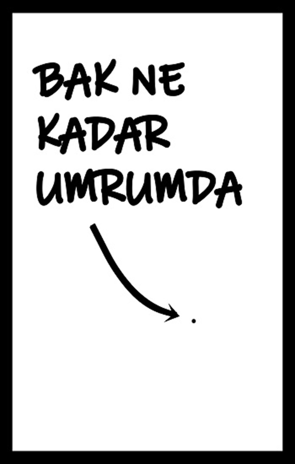 BAK NE KADAR - POSTER