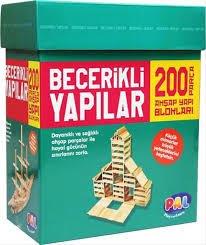 Becerikli Yapılar 200 Parça Ahşap Yapı Blokları