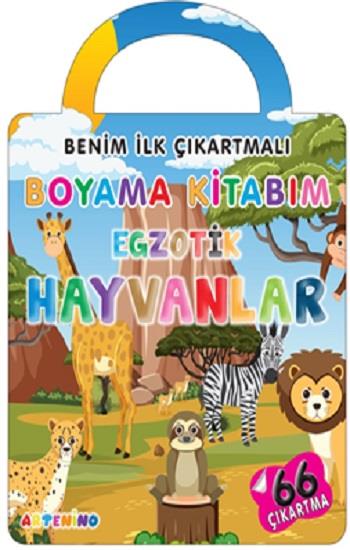 Benim İlk Çıkartmalı Boyama Kitabım – Egzotik Hayvanlar