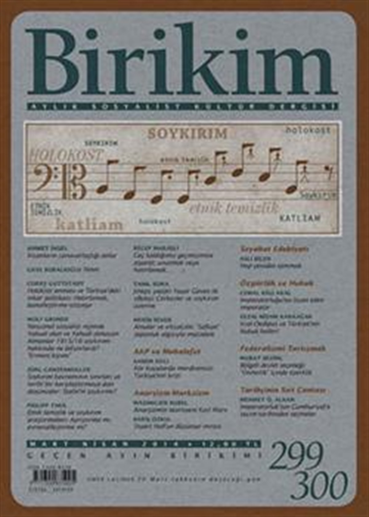 Birikim Sayı 299-300 (Mart-Nisan 2014)
