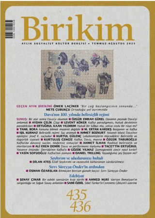 Birikim Sayı: 435/436 - Temmuz/Ağustos