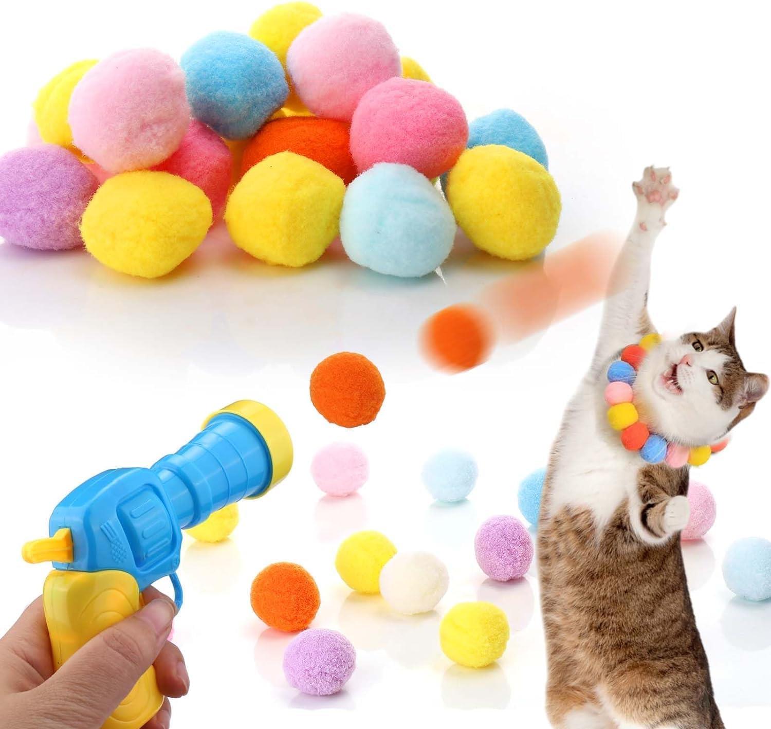 Busstier İnteraktif Kedi Oyun Tabancası - Peluş Toplarla Eğlenceli Oyun Zamanı, Ekstra Peluş Toplar , Busstier Store , Busstier Store , 2433219928199 ,
