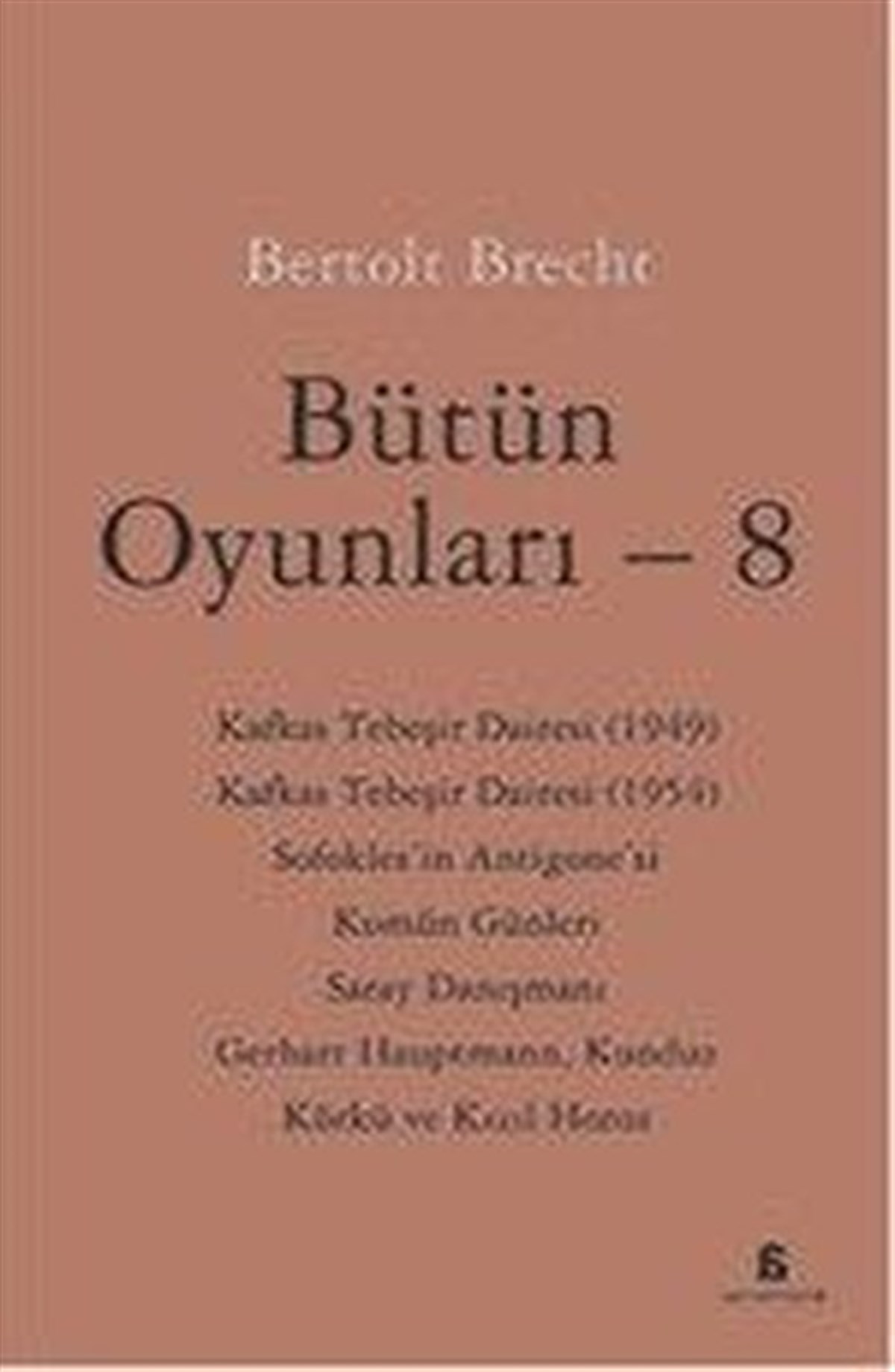 Bütün Oyunları Cilt 8
