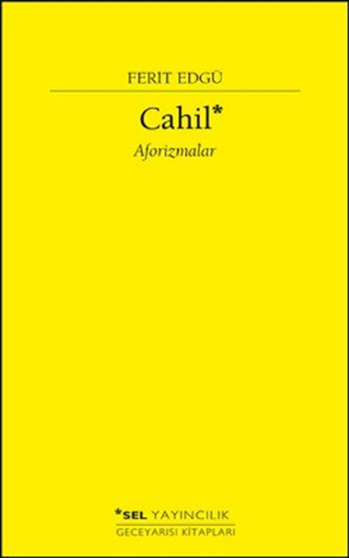 Cahil