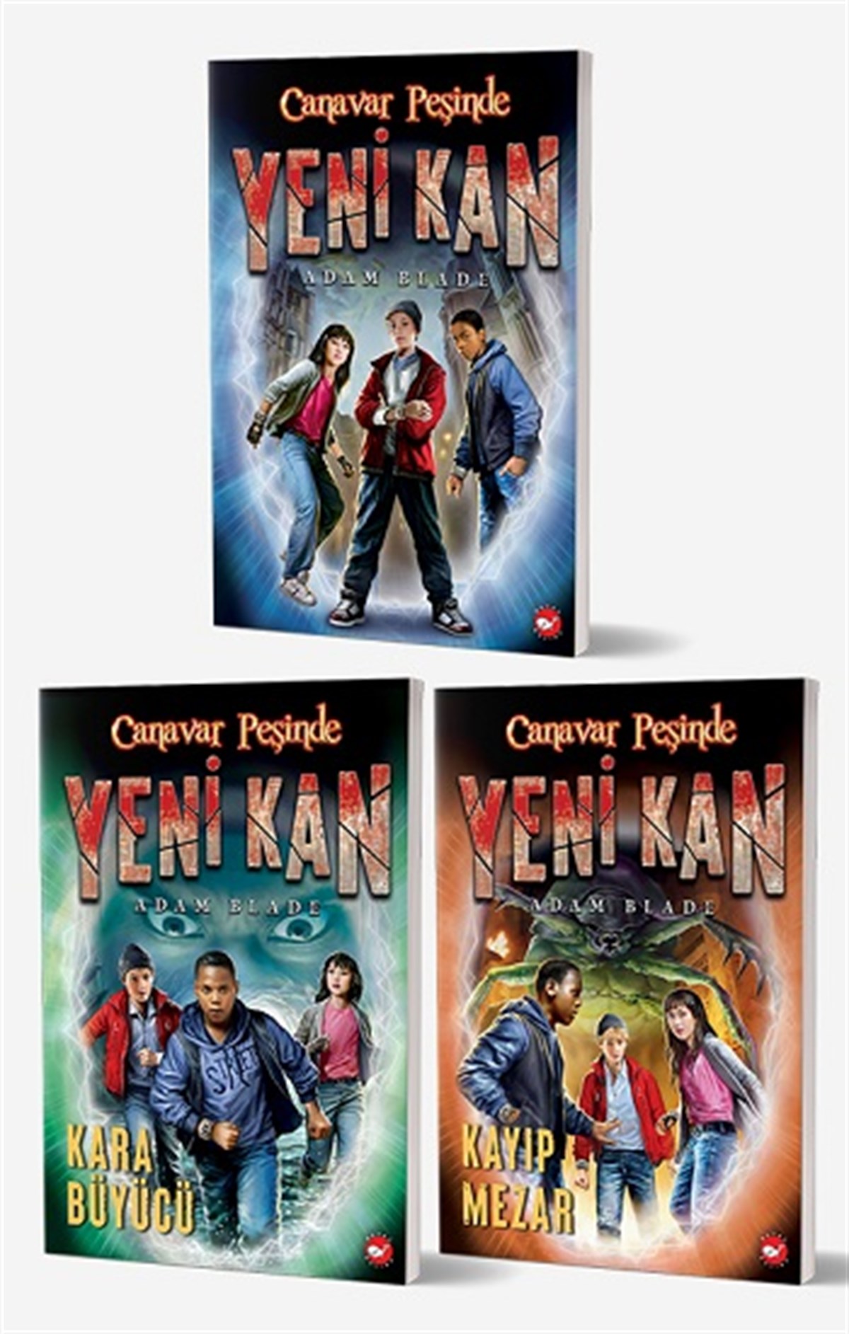 Canavar Peşinde Yeni Kan Seti (3 Kitap)