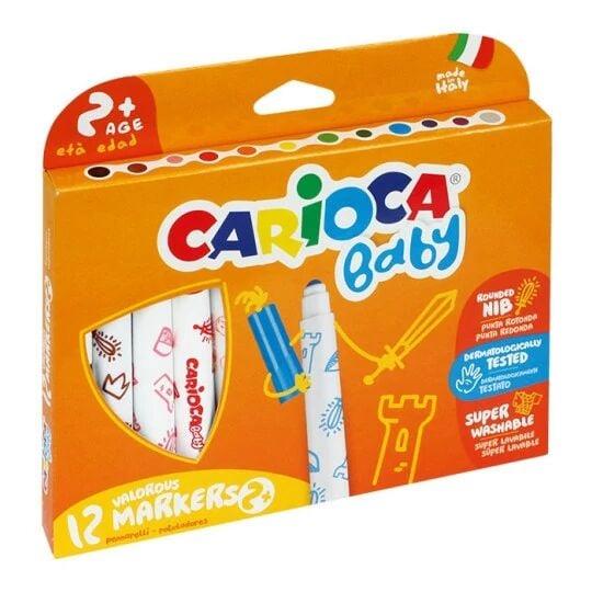 Carioca Baby Süper Yıkanabilir Keçeli 12'li Boya Kalemi