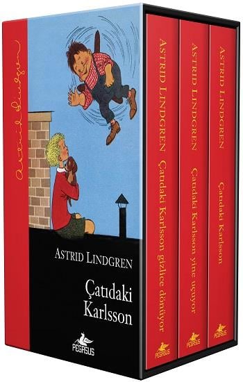 Çatidaki Karlsson Serisi Kutulu Özel Set - (3 Kitap) – Ciltli