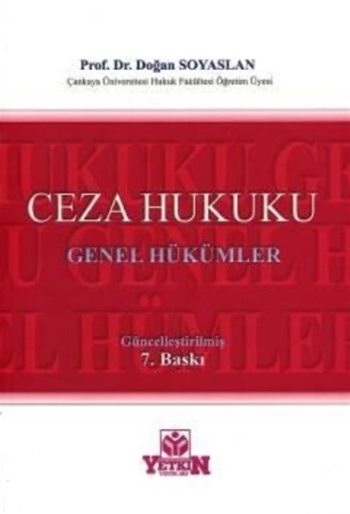 Ceza Hukuku Genel Hükümler