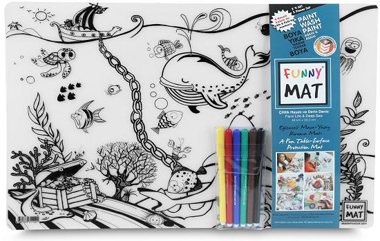Çiftlik ve Derin Deniz 6'lı Kalem Hediyeli - Funny Mat