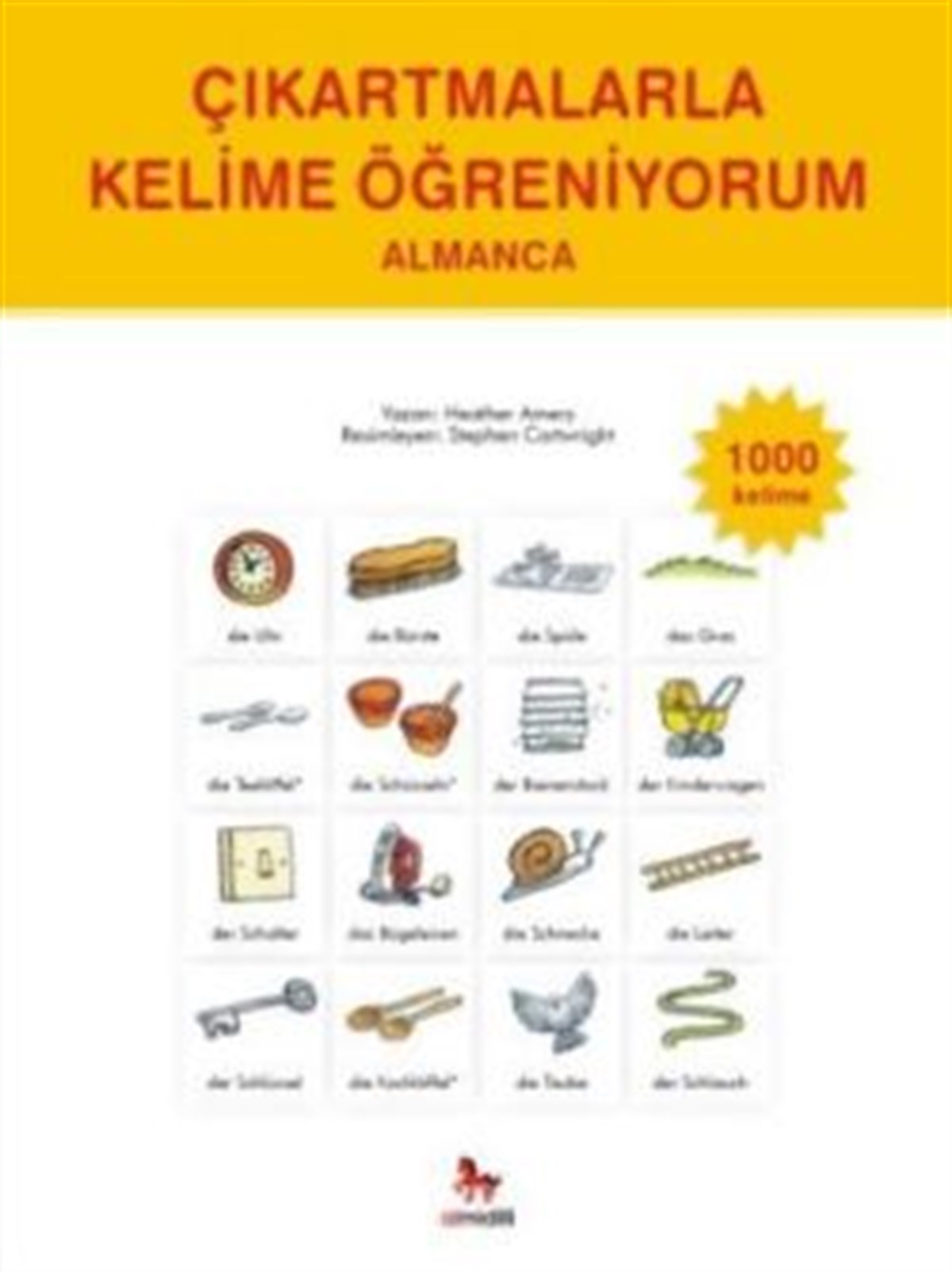 Çıkartmalarla Kelime Öğreniyorum - Almanca