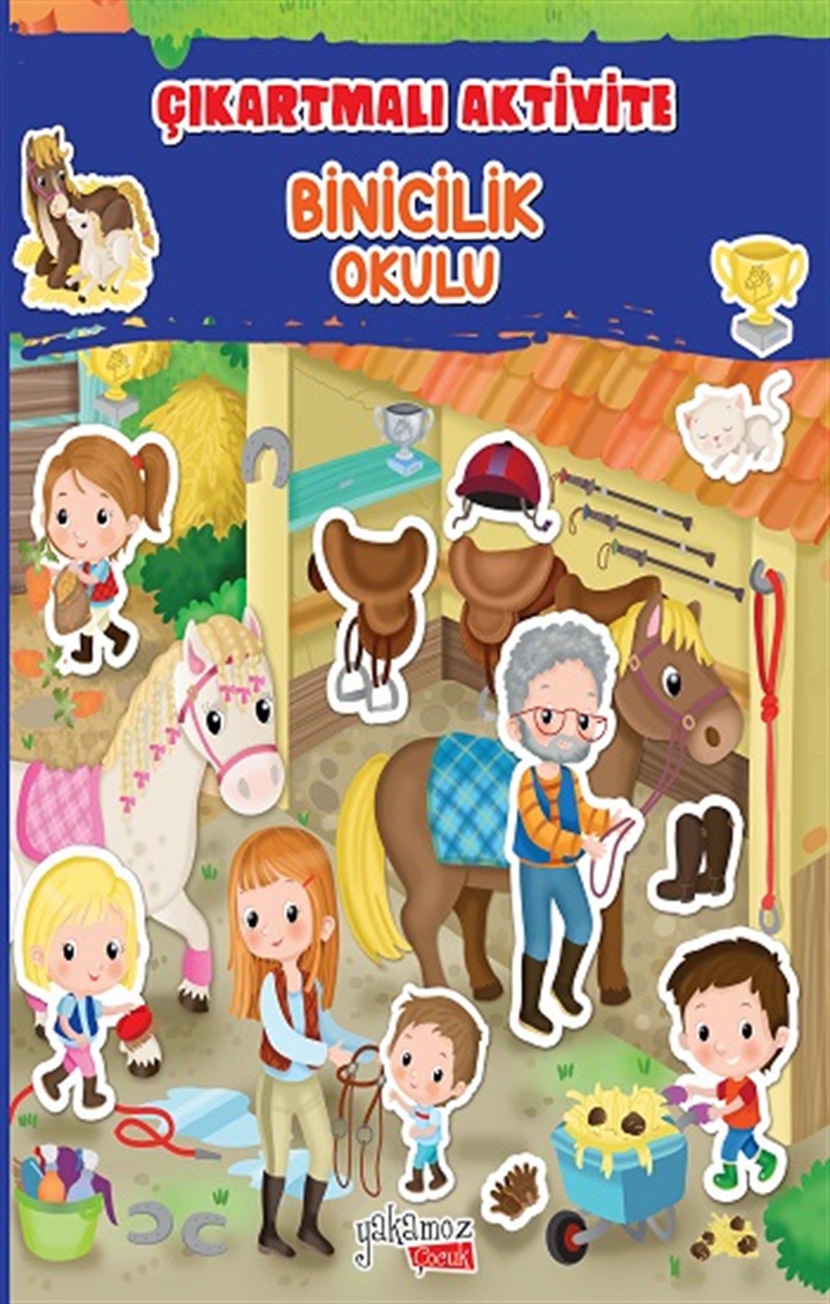 Çıkartmalı Aktivite - Binicilik Okulu
