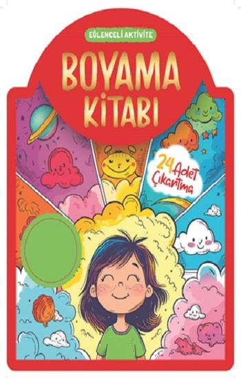 Çıkartmalı Boyama Kitabı - Kırmızı