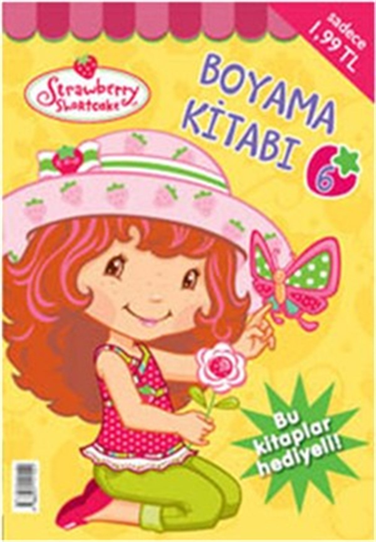 Çilek Kız Boyama Kitabı 6