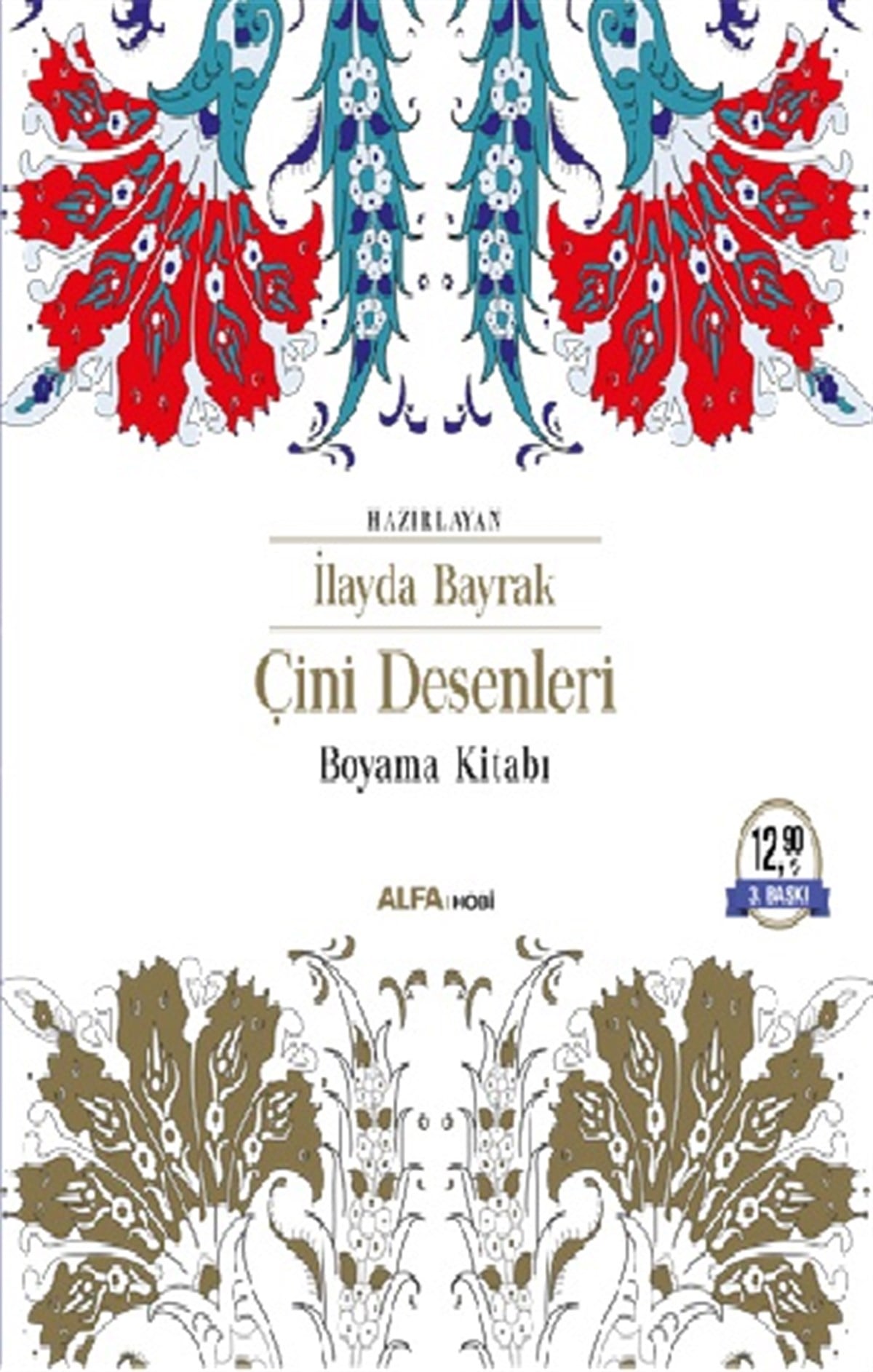 Çini Desenleri Boyama Kitabı