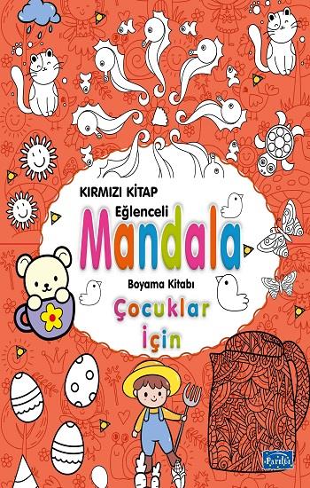 Çocuklar İçin Mandala - Kırmızı