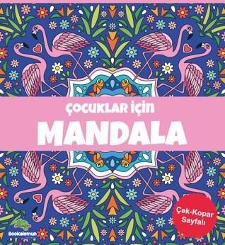 Çocuklar İçin Mandala - Lacivert