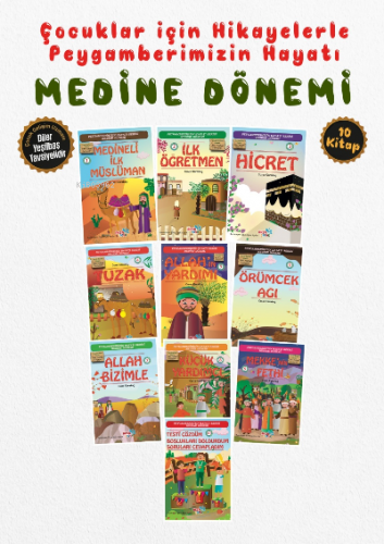 Çocuklar İçin Medine Dönemi Seti (10 Kitap Takım) , Cuma Karakoç , Aksa Çocuk , 9786057226303 ,