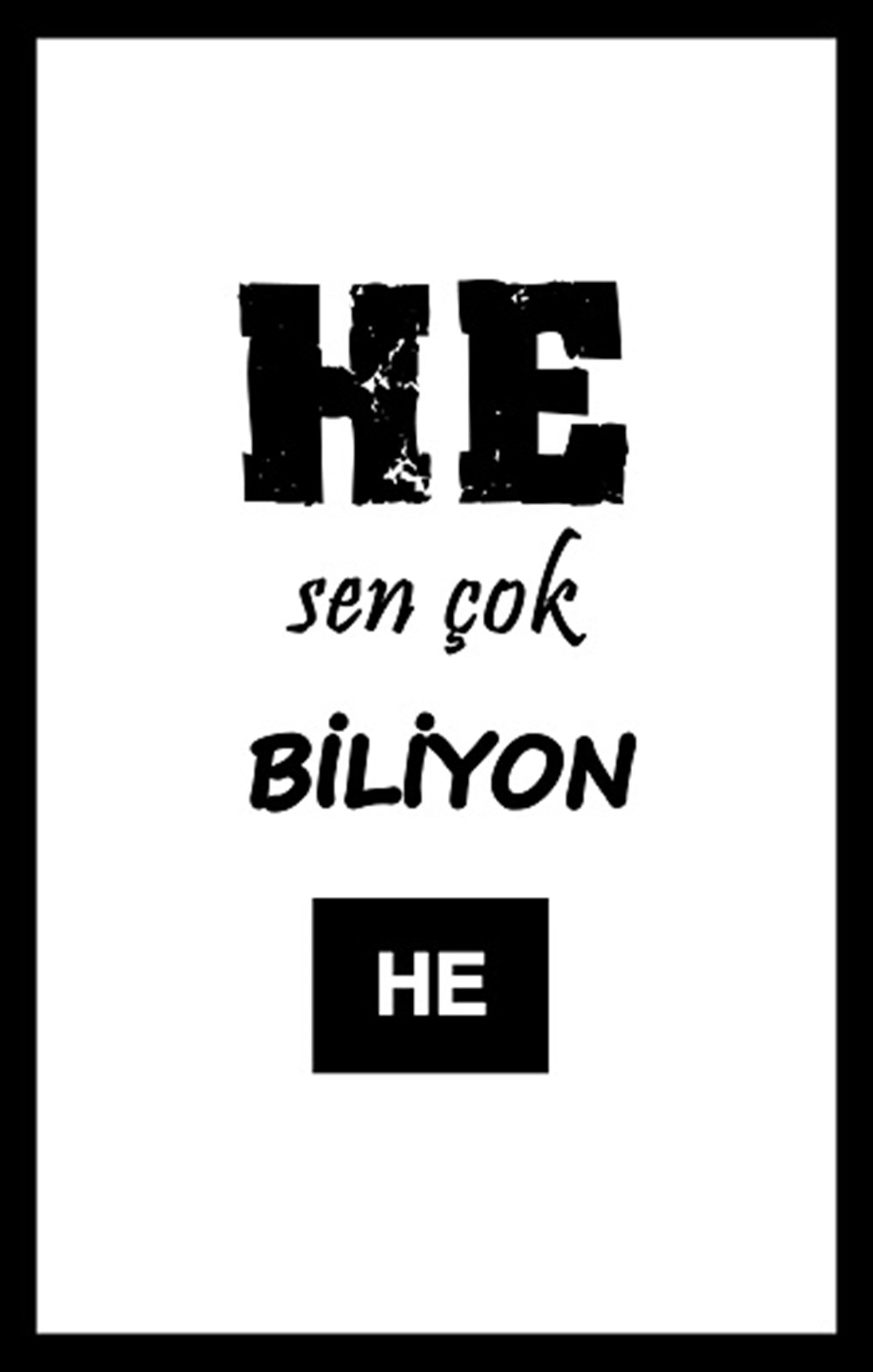 ÇOK BİLİYON - POSTER