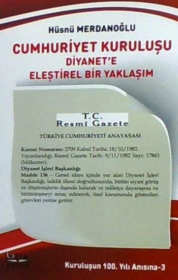 Cumhuriyet Kuruluşu Diyanet’e Eleştirel Bir Yaklaşım