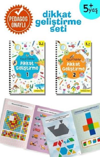 Dahiler Dikkat Geliştirme Seti (2 Kitap Takım) 5+ Yaş (Pedagog Onaylı)