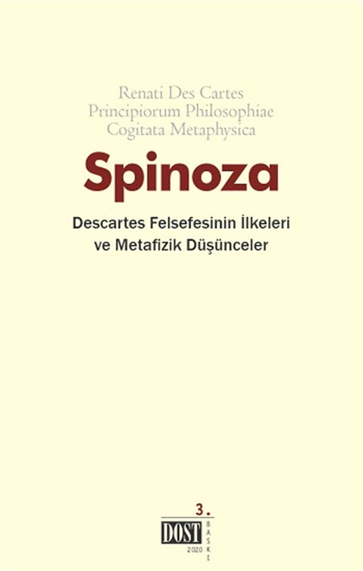 Descartes Felsefesinin İlkeleri ve Metafizik Düşünceler